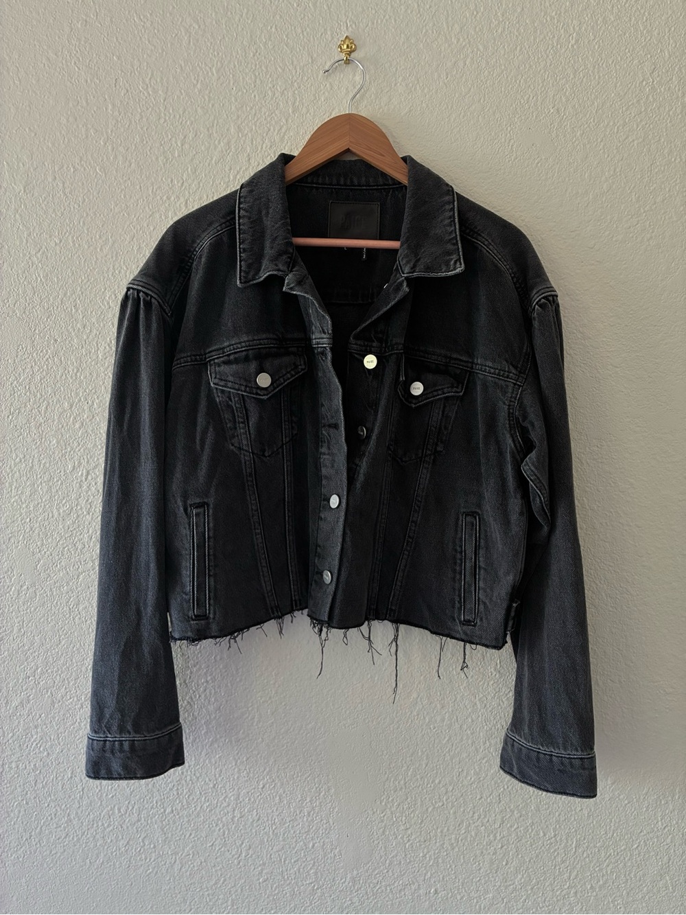 PAIGE Black Jean Jacket